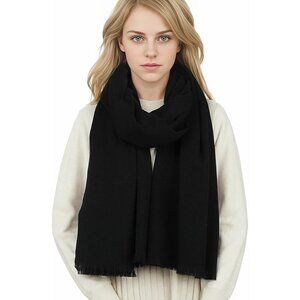 Swat Pany Scarf For Women Winter Pashmina Shawls For Women Wedding Shawls -Black